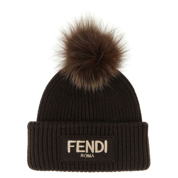 Fendi Women Pompon Beanie - Picture 1 of 3